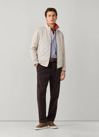 Regular Fit Garment Dyed Tricotine Chino