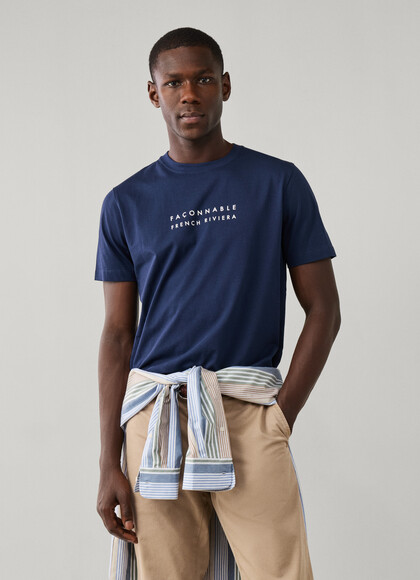 Regular Fit Riviera Print T-Shirt