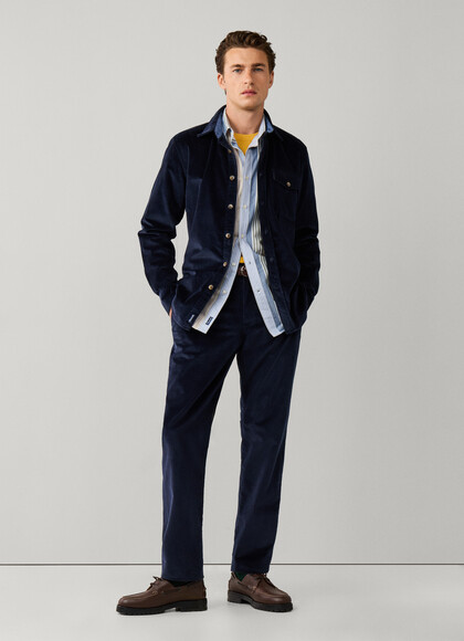 Regular Fit Stretch Cotton Corduroy Chino