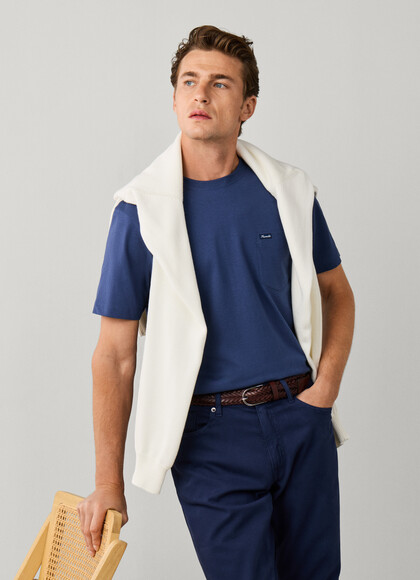 Regular Fit Front Pocket T-Shirt