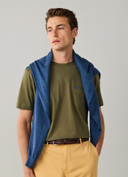 Regular Fit Front Pocket T-Shirt