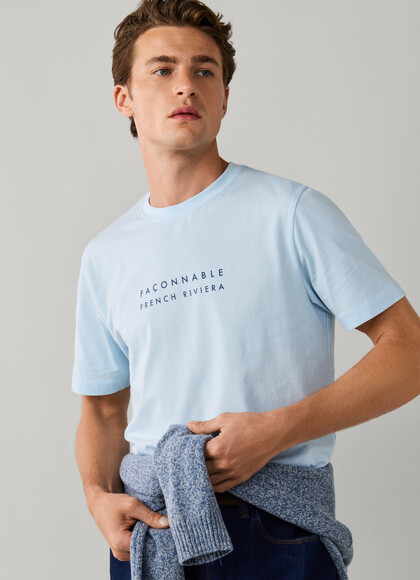 Regular Fit Riviera Print T-Shirt
