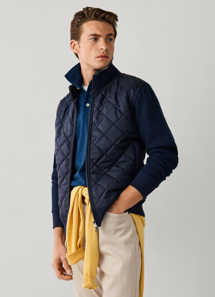 Interlock Full Zip Hybrid Jacket