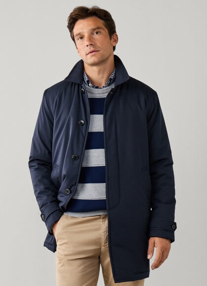 Lightweight Padded Trench Coat
