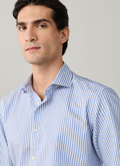 Regular Fit Bengal Stripe Twill Shirt