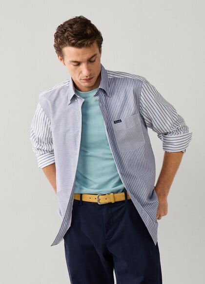 Regular Fit Multi Stripes Shirt