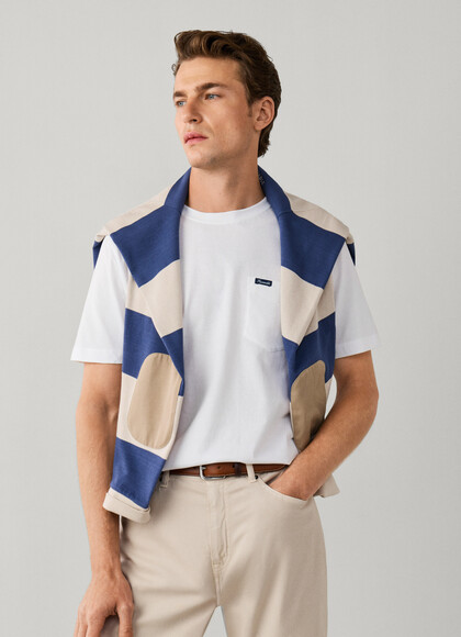 Regular Fit Front Pocket T-Shirt