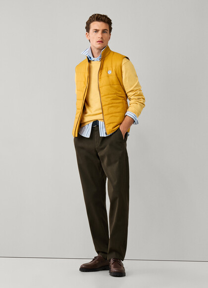 Regular Fit Garment Dyed Tricotine Chino