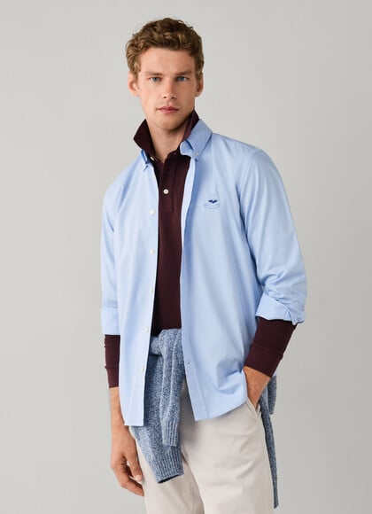 Regular Fit Logo Oxford Shirt