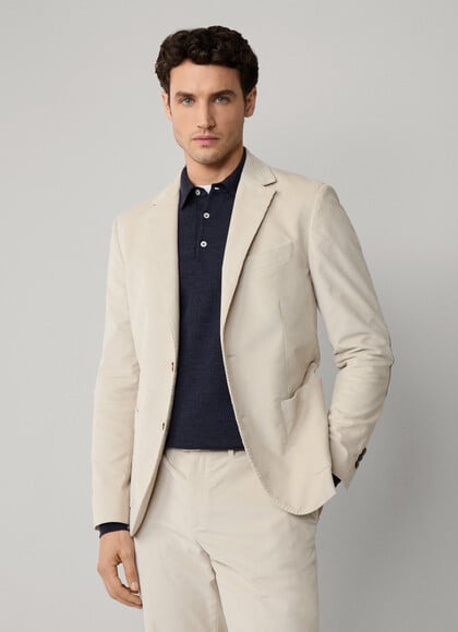 Pima Cotton Stretch Corduroy Blazer