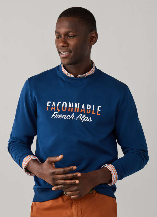 French Alps Print Sweatshirt French Alps Print Sweatshirt