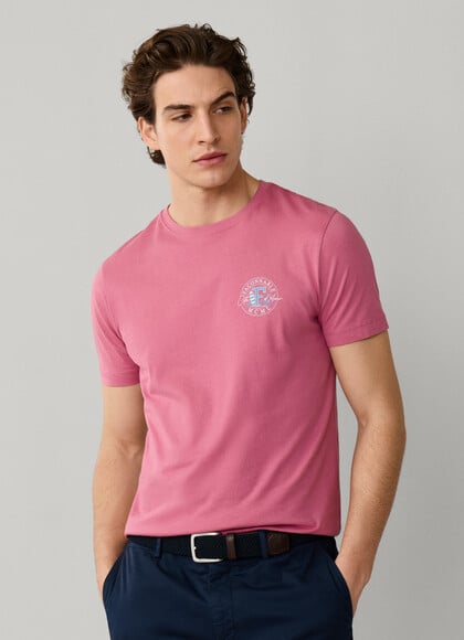 Regular Fit Côte d’Azur Back Print T-Shirt