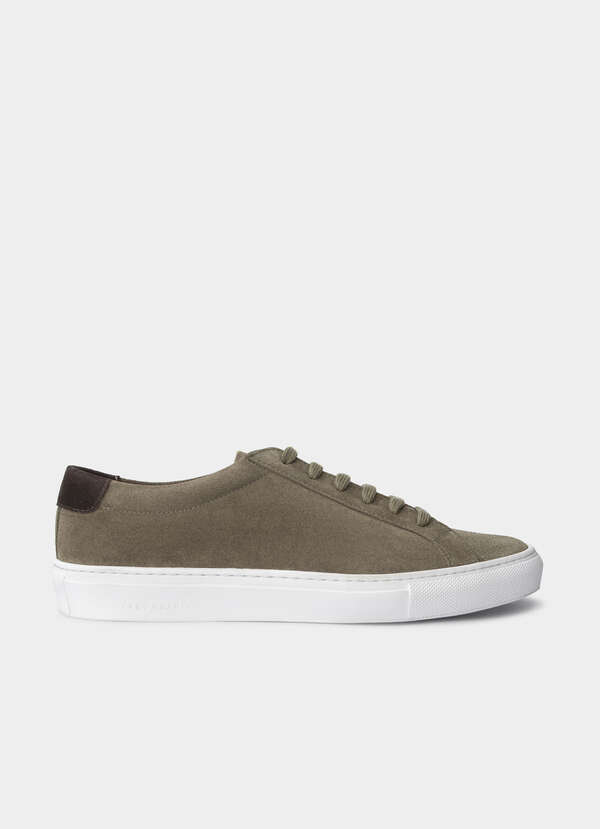 Two-Tone Suede Trainers