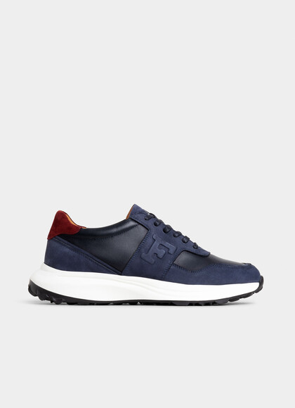 Nubuck Leather Runner Sneaker