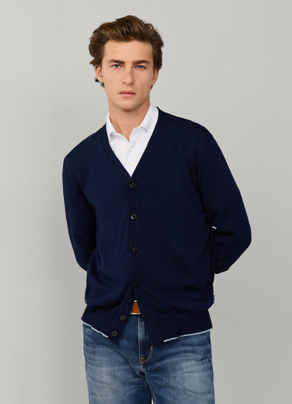 Cotton Knitted Cardigan