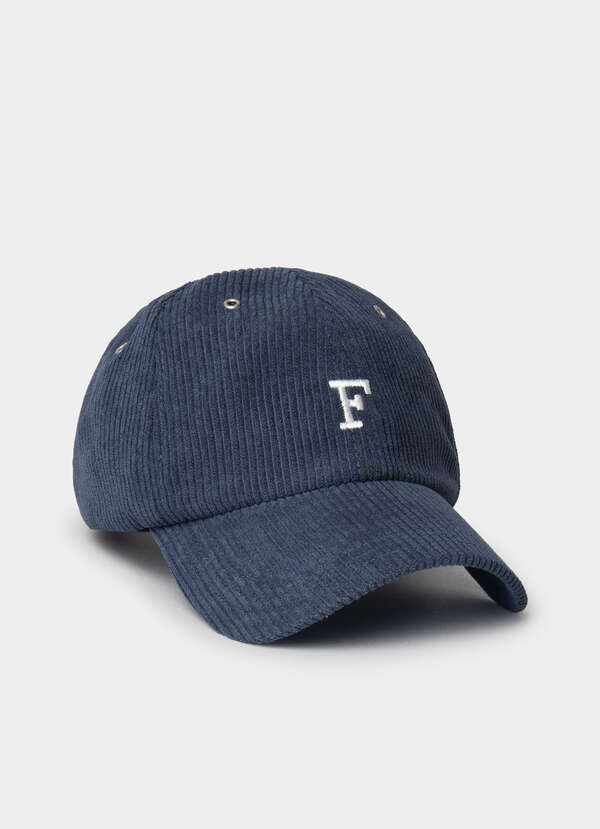 Embroidered Corduroy Cap