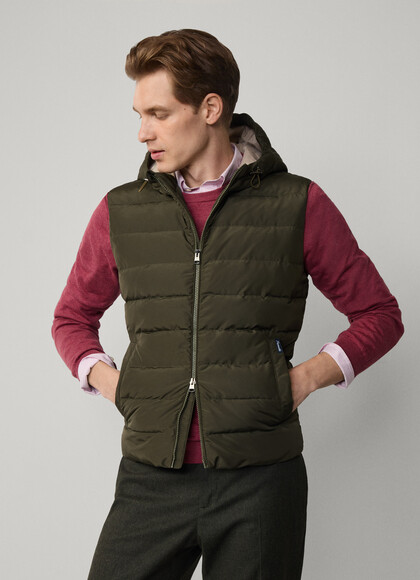 Quilted Hooded Gilet