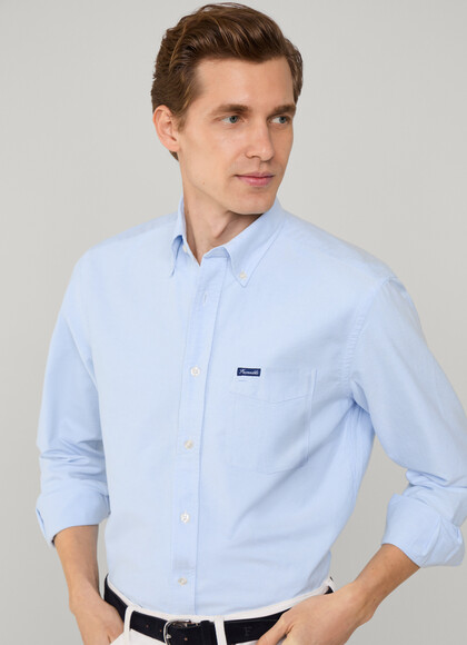 Regular Fit Washed Oxford Shirt