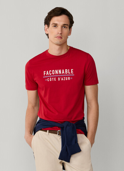 Regular Fit Côte d’Azur Print T-Shirt