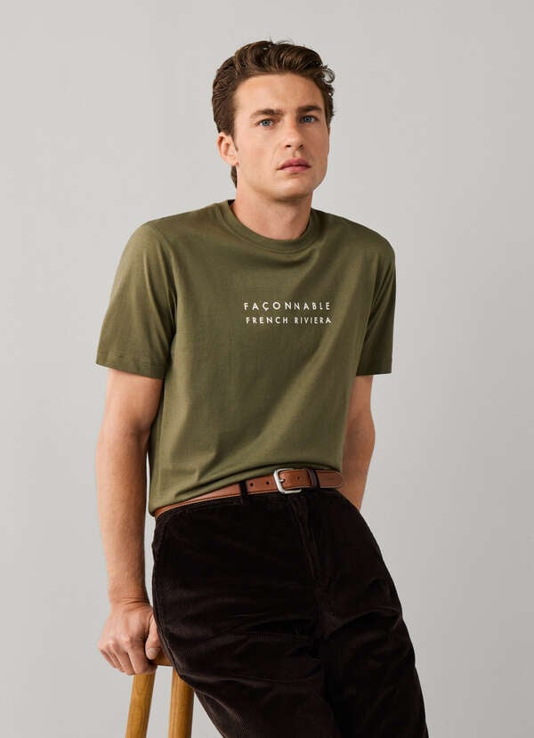 Regular Fit Riviera Print T-Shirt