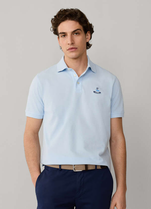 Regular Fit Short Sleeve Logo Pima Polo Regular Fit Short Sleeve Logo Pima Polo