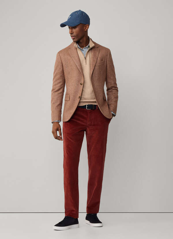 Regular Fit Garment Dyed Corduroy Chino