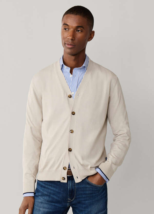 Cotton Knitted Cardigan