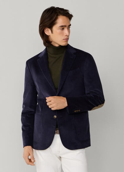 Pima Cotton Stretch Corduroy Blazer