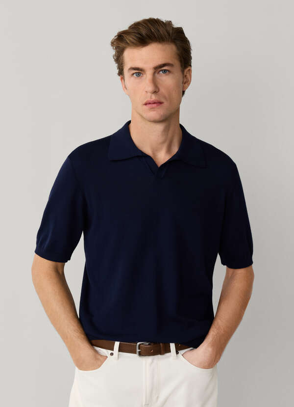 Cotton Knitted Short Sleeve Polo