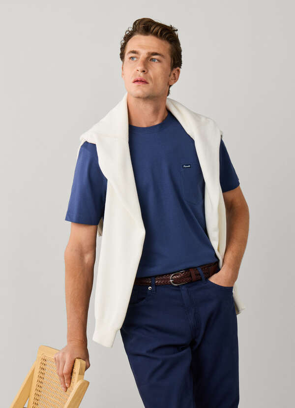 Regular Fit Front Pocket T-Shirt