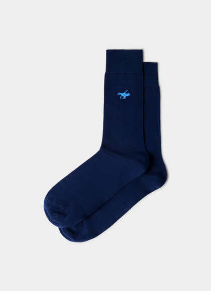 Solid Colour Logo Sock