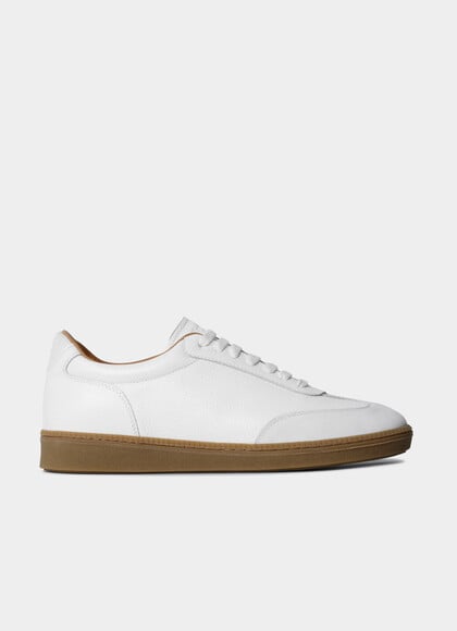 Leather Retro Trainer