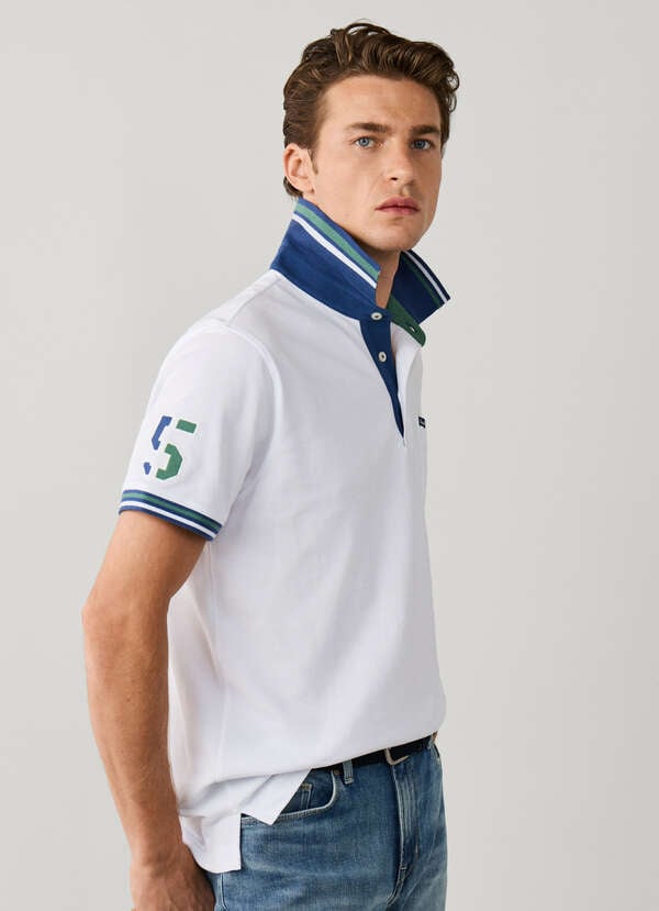 Regular Fit Short Sleeve Embroidered Polo