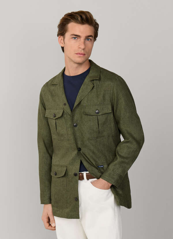 Linen Unlined Safari Jacket