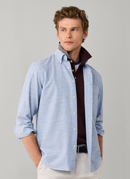 Regular Fit Pocket Pique Shirt