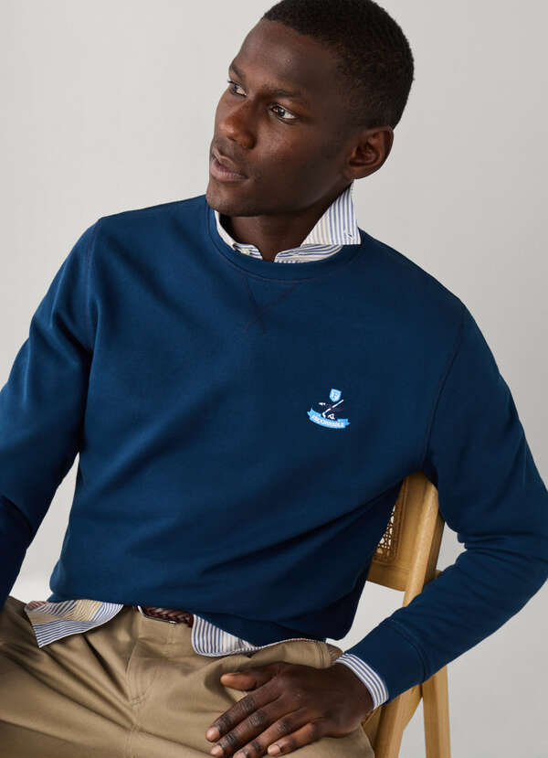 Logo Embroidery Sweatshirt