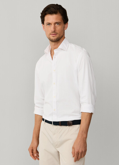 Regular Fit Solid Voile Shirt