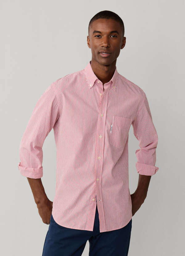 Regular Fit Seersucker Shirt