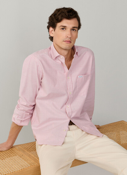 Regular Fit Bengal Stripe Pinpoint Shirt