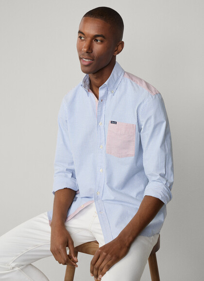 Regular Fit Bengal Striped Oxford Shirt