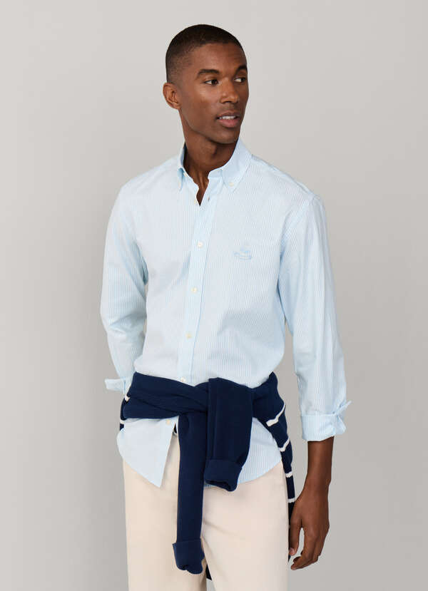 Regular Fit Bengal Striped Oxford Shirt