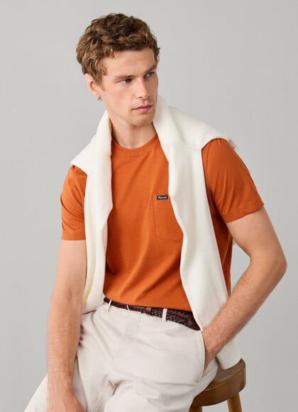 Regular Fit Front Pocket T-Shirt