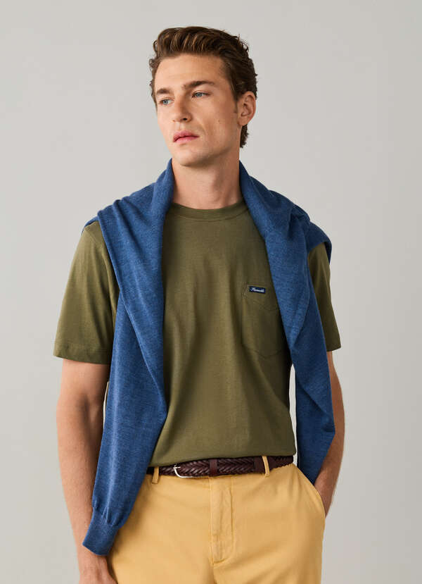 Regular Fit Front Pocket T-Shirt