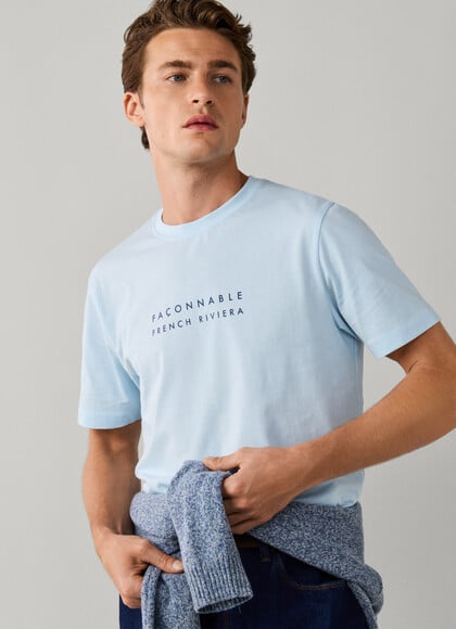Regular Fit Riviera Print T-Shirt