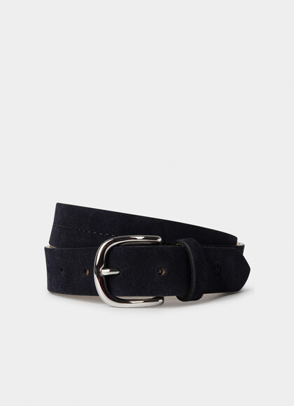 Suede Stitch Detail Belt