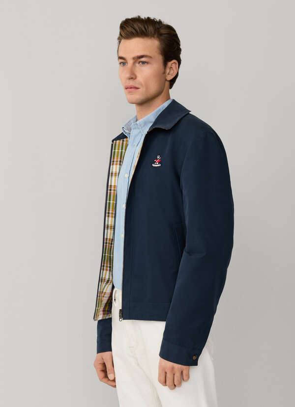 Reversible Poplin Blouson Jacket