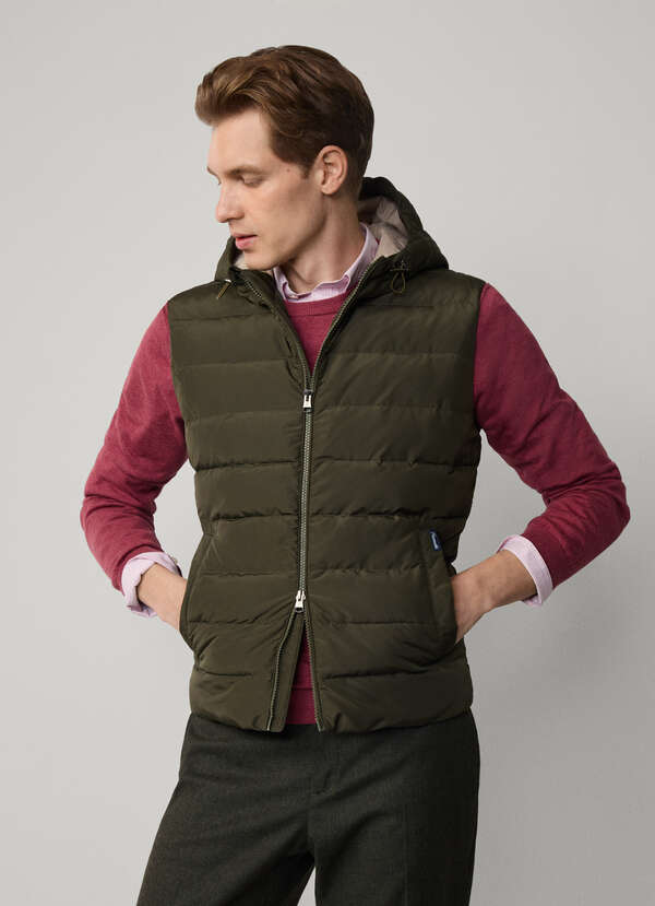 Quilted Hooded Gilet