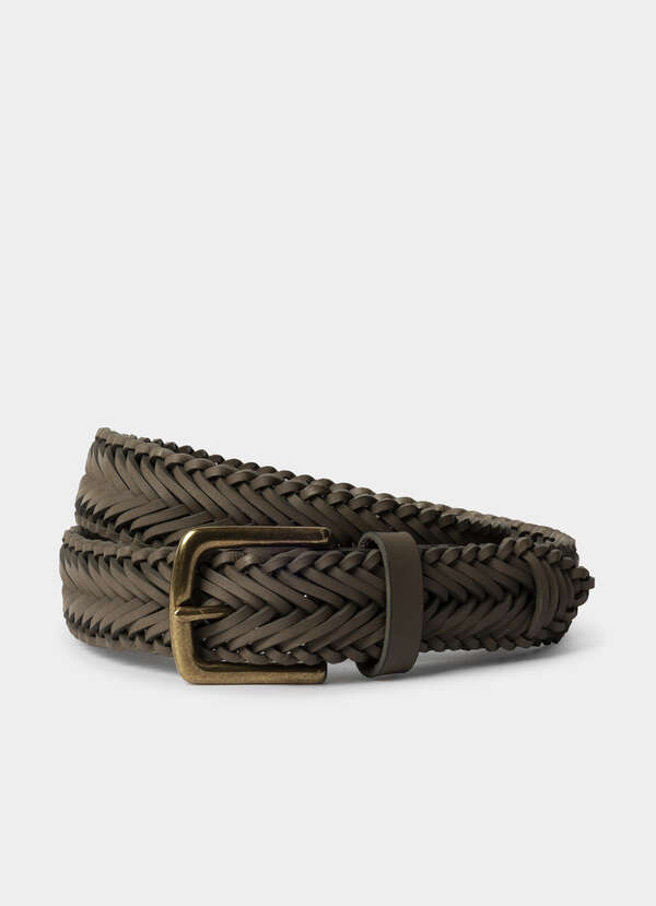 Braided Leather Belt