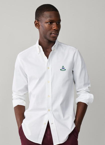 Regular Fit Logo Oxford Shirt