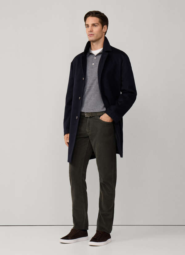 Regular Fit Garment Dyed Corduroy Trousers